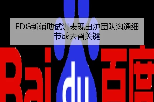 EDG新辅助试训表现出炉团队沟通细节成去留关键